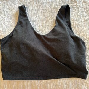 P'tula Charcoal Sleeveless Top
